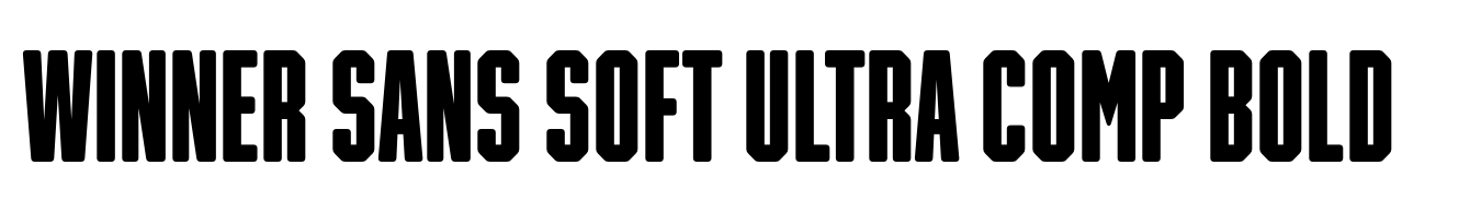 Winner Sans Soft Ultra Comp Bold